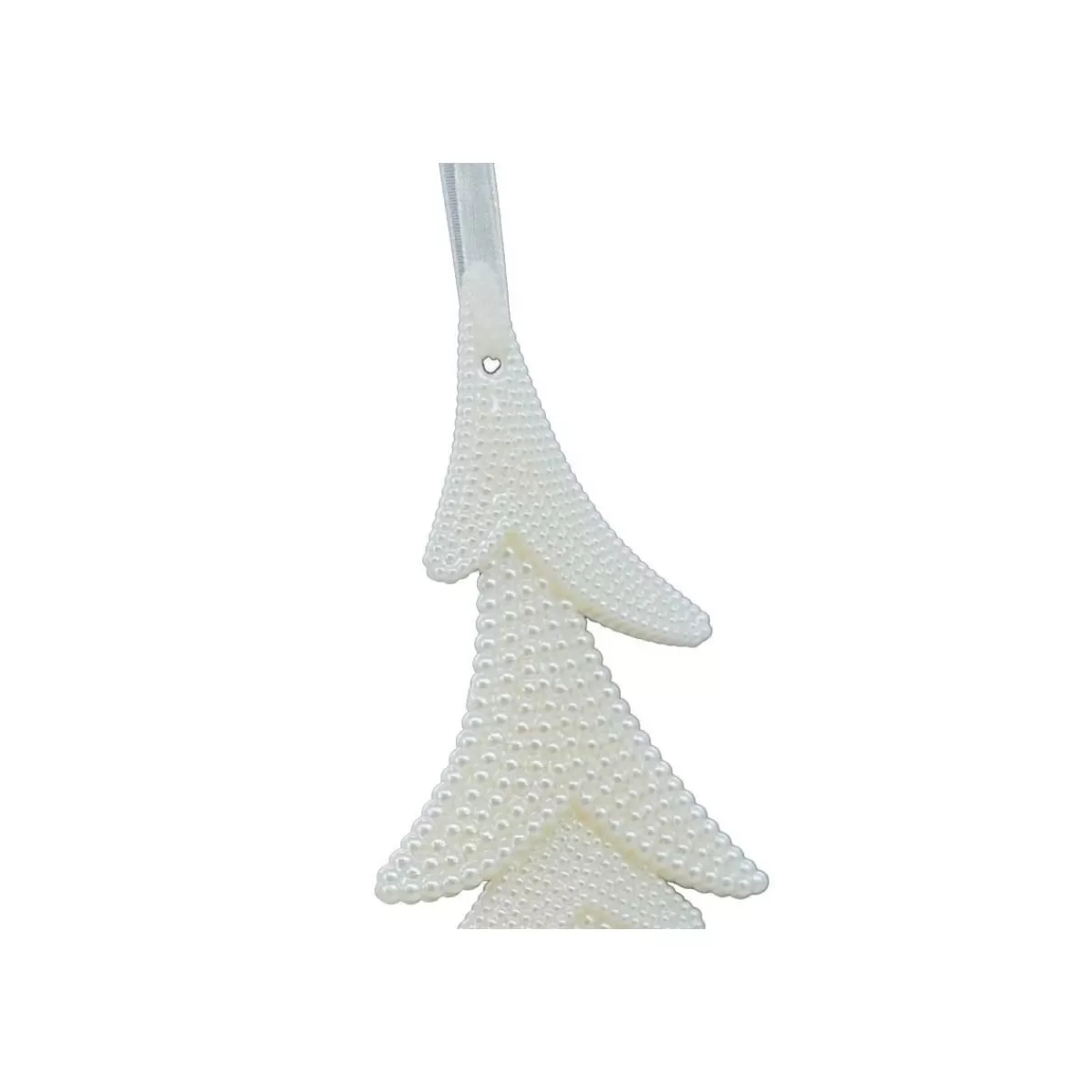 Gloria Store Decorazioni Natalizie<Alberello Natalizio Bianco Perlato H.15 Cm