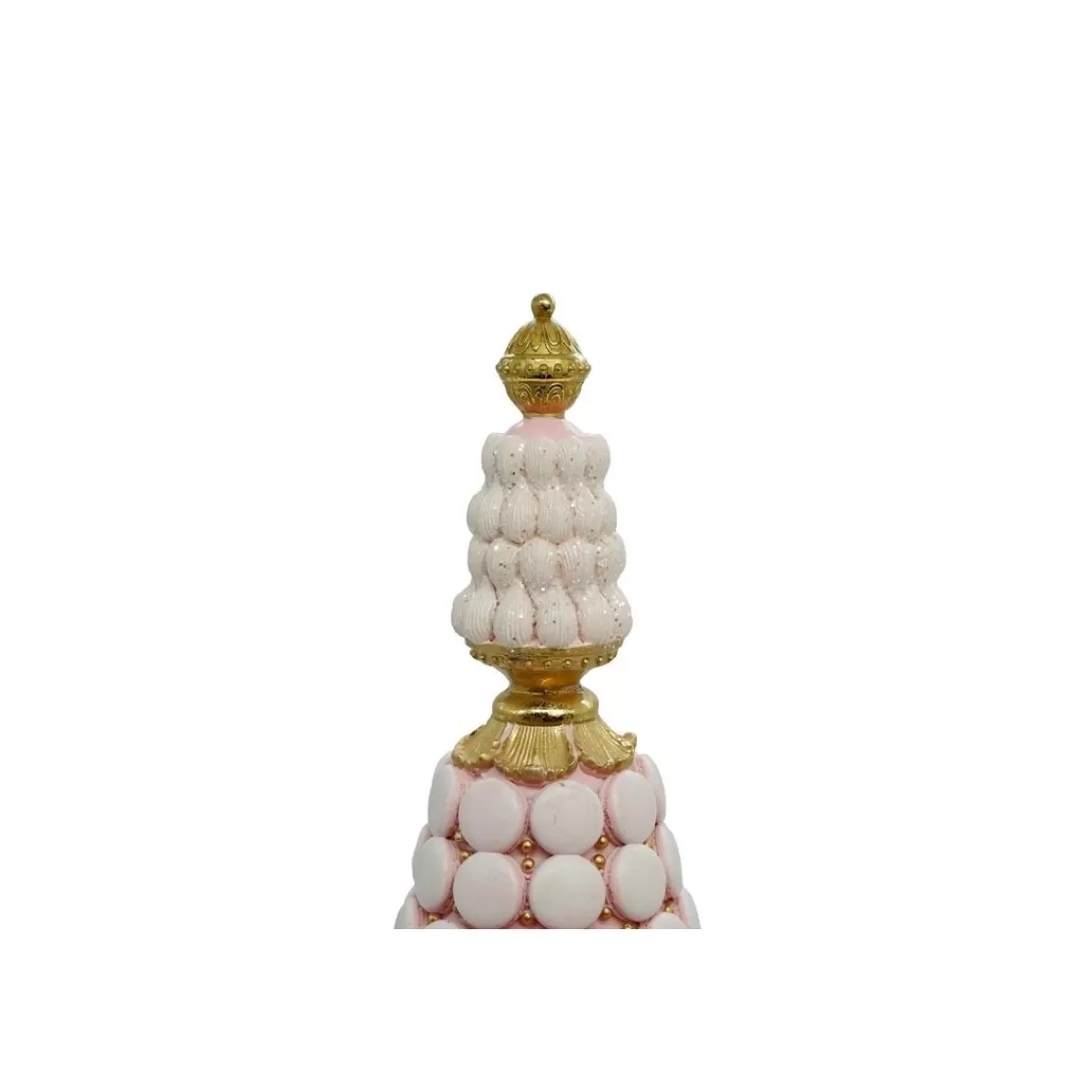 Gloria Store Resina<Albero Di Macarons Rosa E Oro H.54 Cm