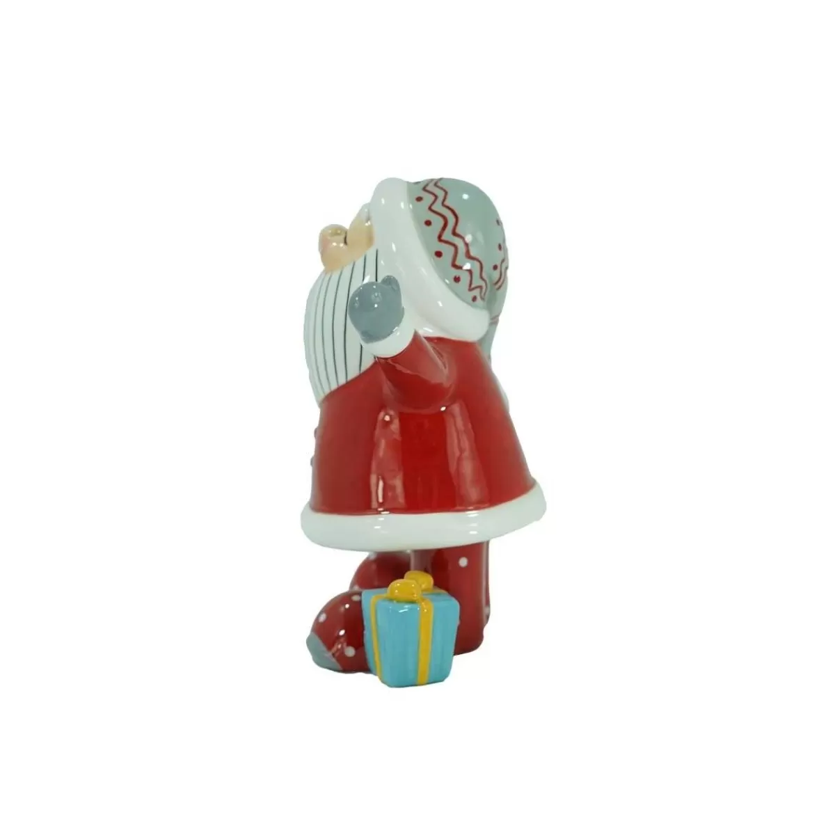 Gloria Store Ceramica | Babbo Natale<Babbo Natale Con Abito Rosso In Ceramica H.20 Cm