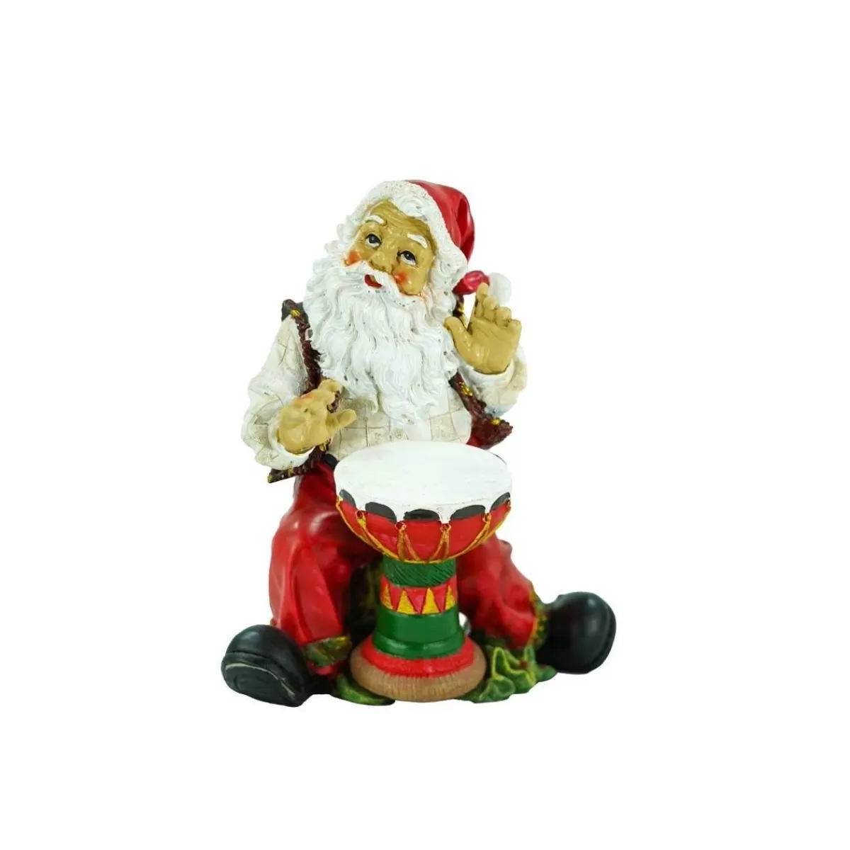 Gloria Store Babbo Natale<Babbo Natale Con Bonghetto In Resina H.20 Cm