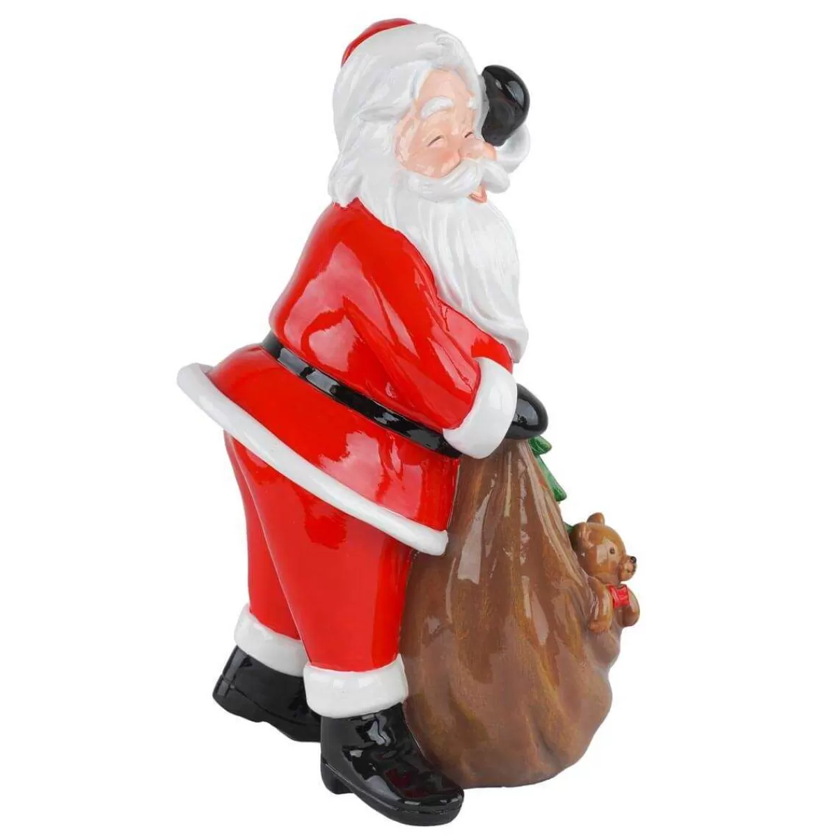 Gloria Store Babbo Natale<Babbo Natale Con Doni In Resina H.38 Cm