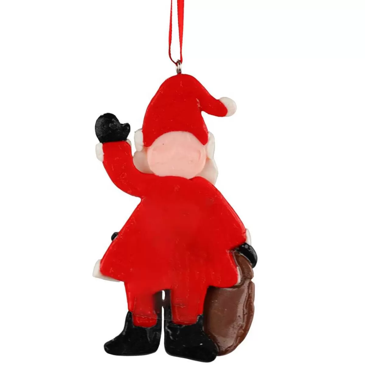 Gloria Store Babbo Natale | Decorazioni Natalizie<Babbo Natale Da Appendere In Argilla 7,5x10 Cm