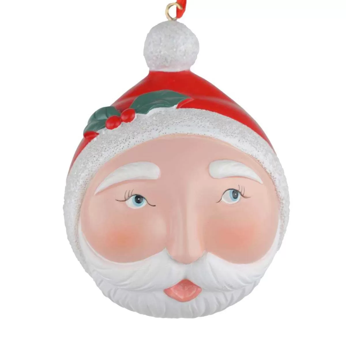 Gloria Store Babbo Natale | Palle di Natale in Plastica<Babbo Natale Da Appendere In Resina D.8 Cm