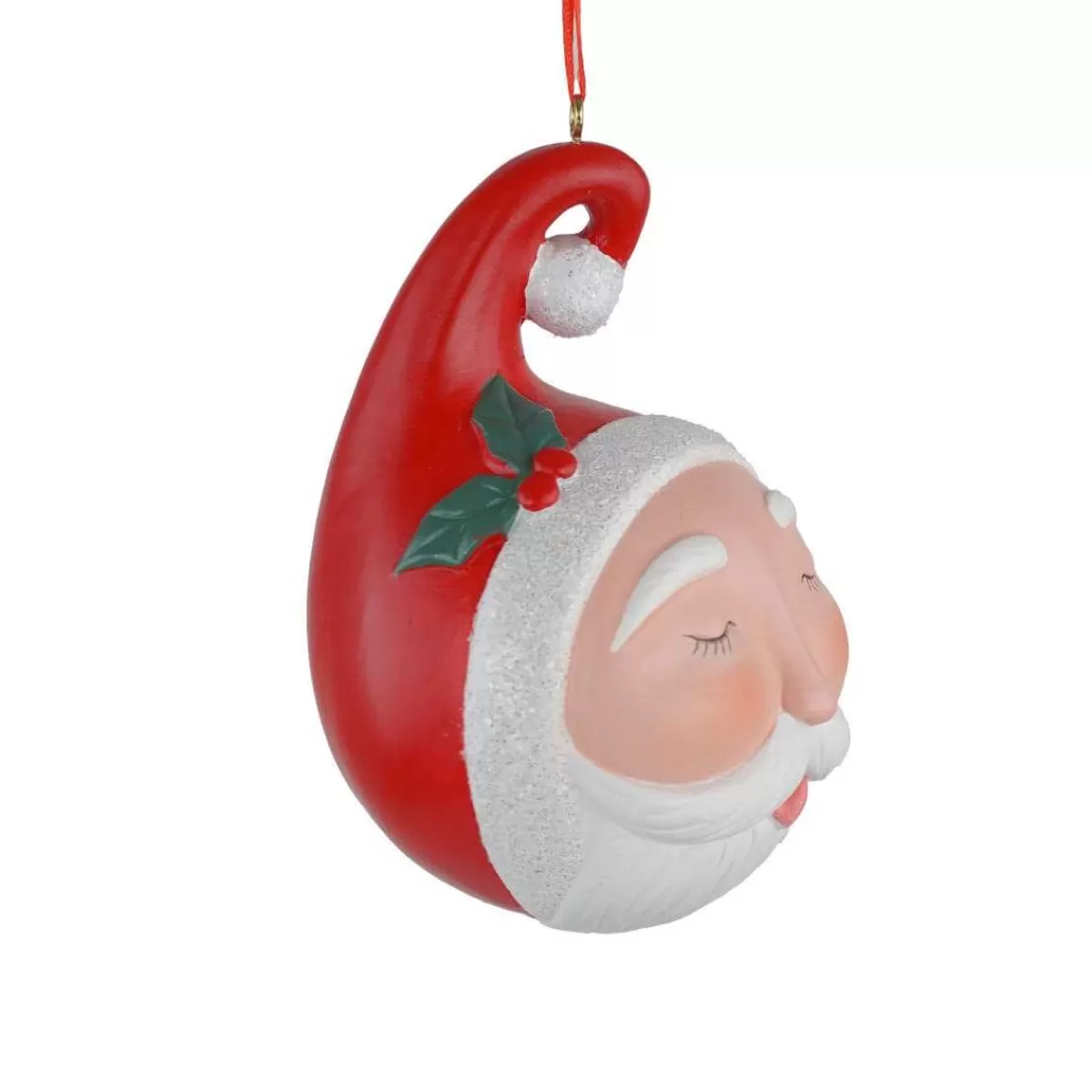 Gloria Store Babbo Natale | Palle di Natale in Plastica<Babbo Natale Da Appendere In Resina D.8 Cm