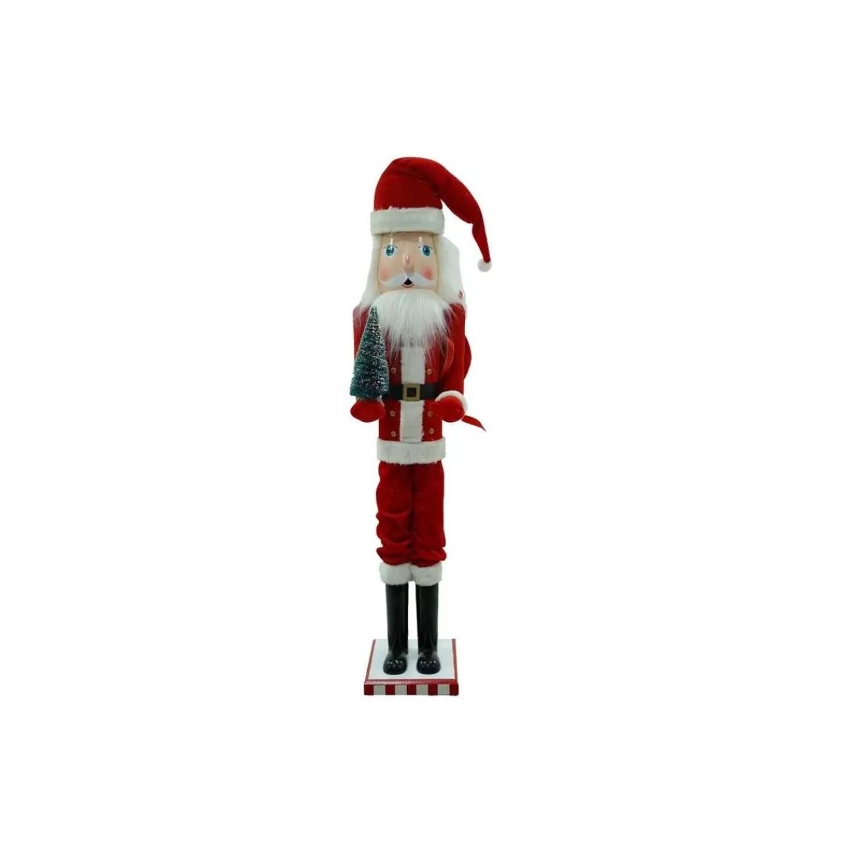 Gloria Store Babbo Natale<Babbo Natale In Legno H.90 Cm