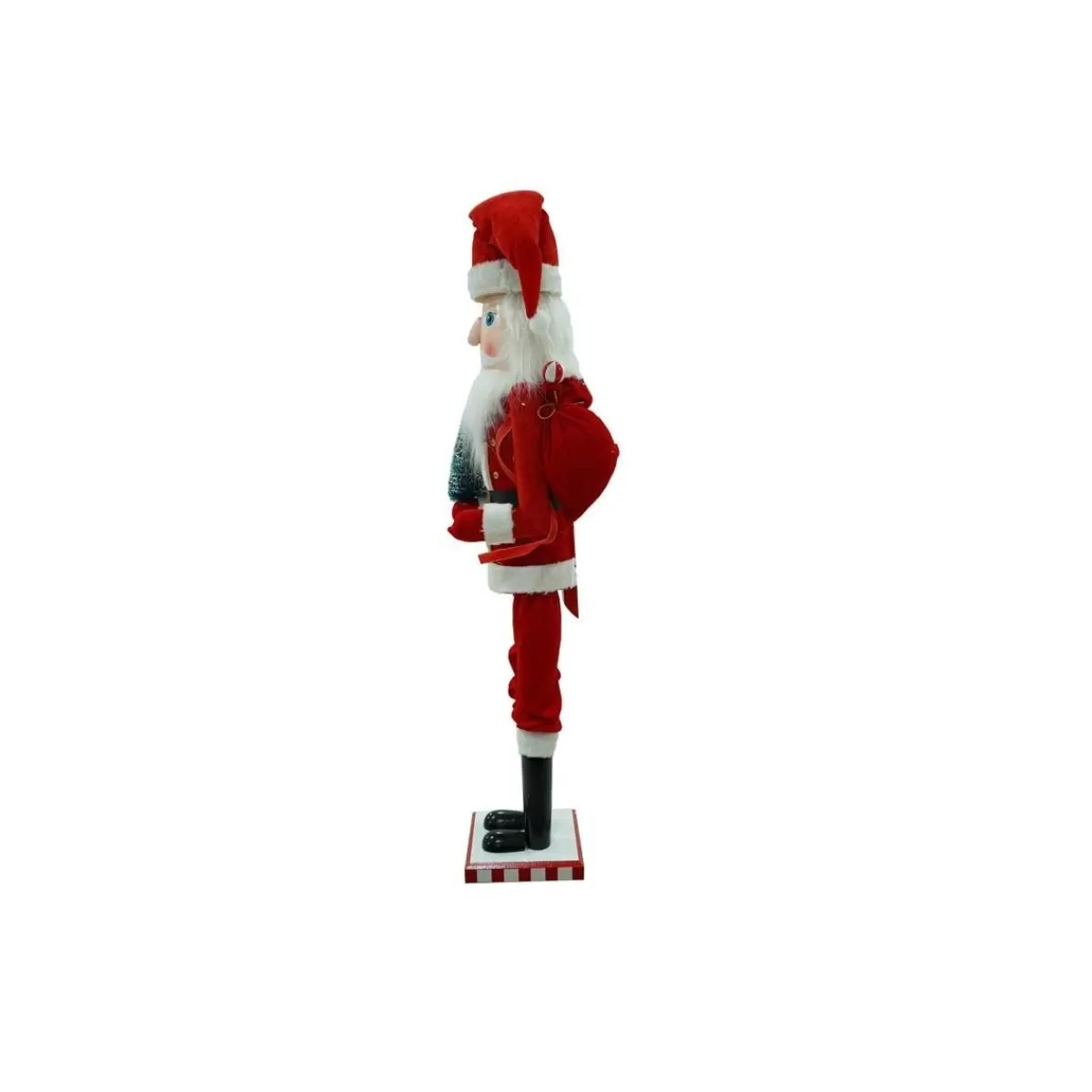 Gloria Store Babbo Natale<Babbo Natale In Legno H.90 Cm