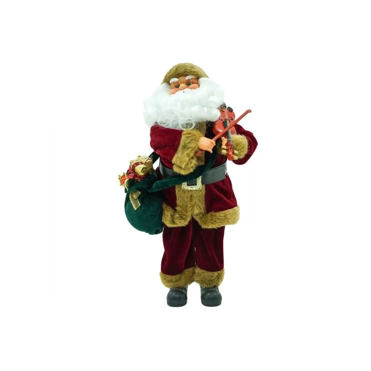 Gloria Store • Villaggi e Carillon Natalizi | Babbo Natale<Babbo Natale In Movimento Con Violino 3 Misure