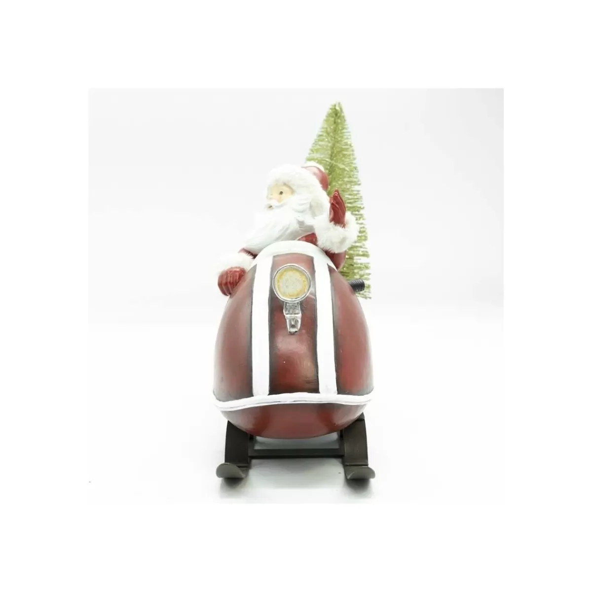 Gloria Store Babbo Natale | Resina<Babbo Natale In Resina Su Slitta Con Luci Led