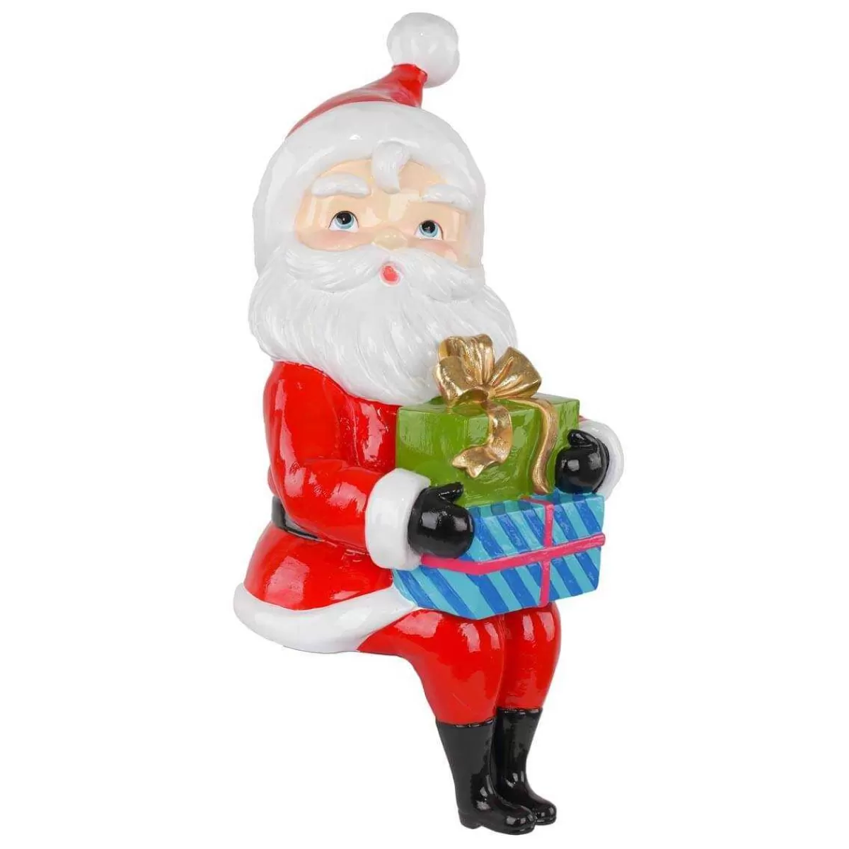 Gloria Store Resina | Babbo Natale<Babbo Natale Seduto In Resina H.35,5 Cm