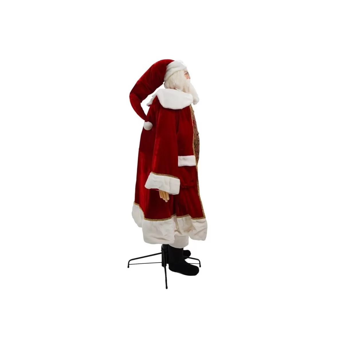 Gloria Store Babbo Natale<Babbo Natale Su Stand Con Abito Rosso H.165 Cm