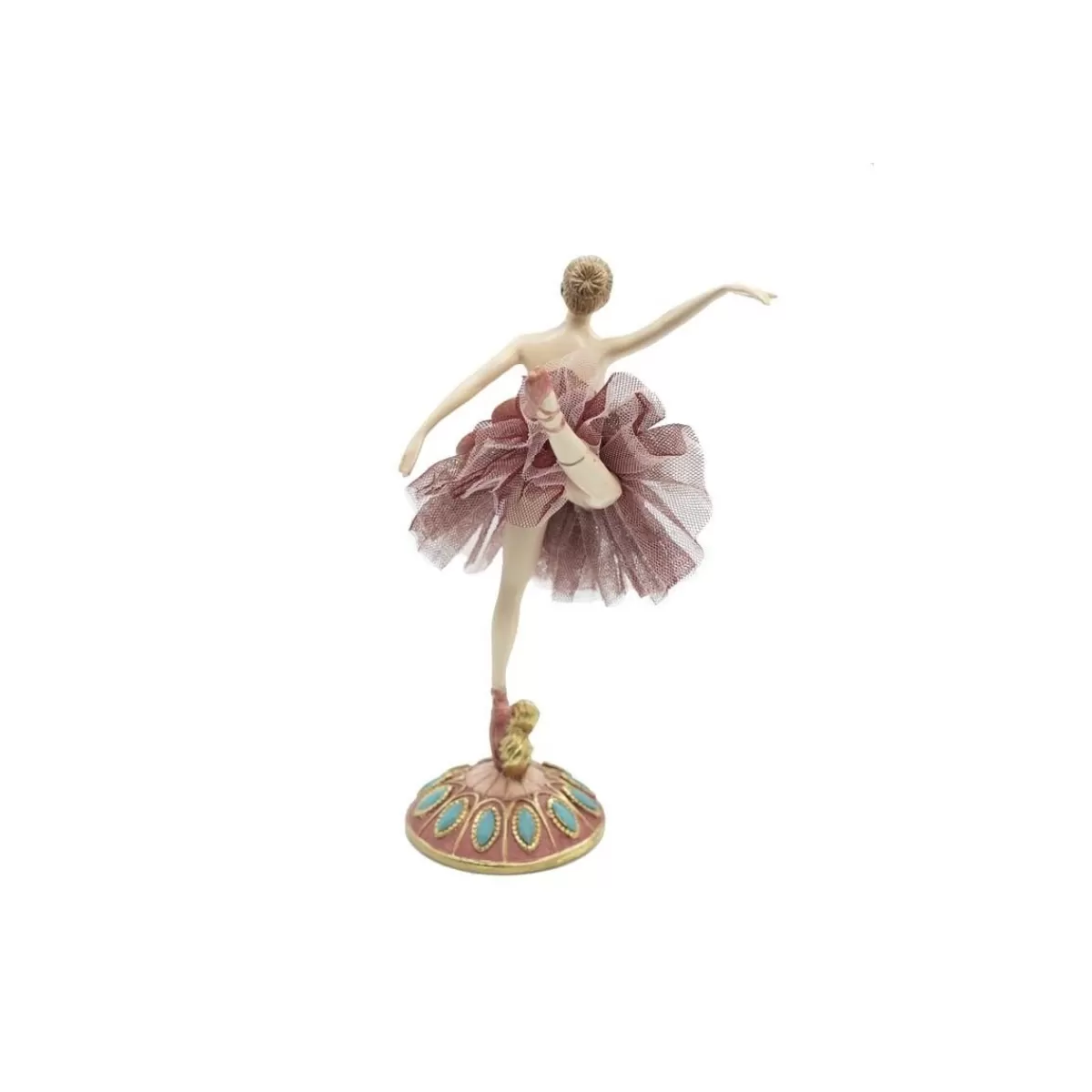 Gloria Store Bamboline Natalizie<Ballerina In Attitude In Resina H.24 Cm