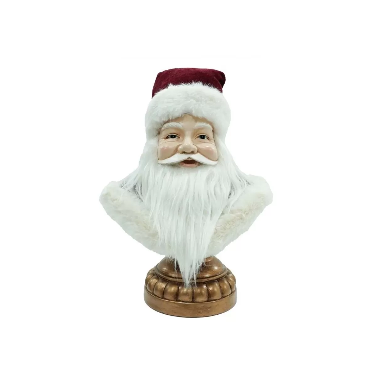 Gloria Store Babbo Natale<Busto Di Babbo Natale In Resina H.32 Cm