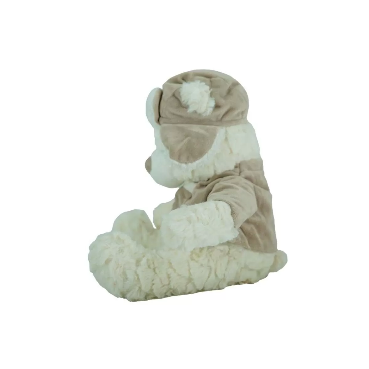 Gloria Store Peluche & Cuscini<Cagnolino In Peluche Bianco E Beige 2 Misure