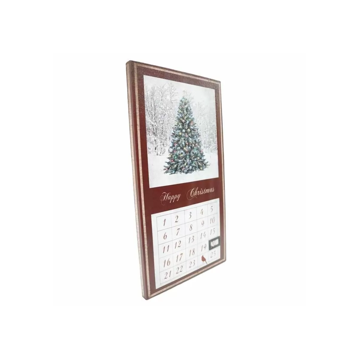 Gloria Store Quadri Natalizi Luminosi<Calendario Dell' Avvento Luminoso Con 5 Luci Led