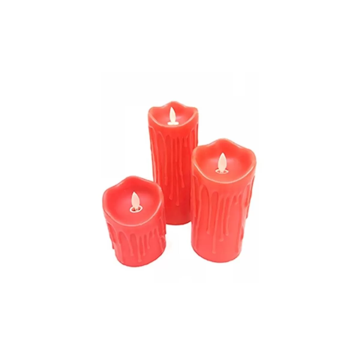 Gloria Store Candele / Porta-Candele / Alzatine<Candela Con Led Rossa