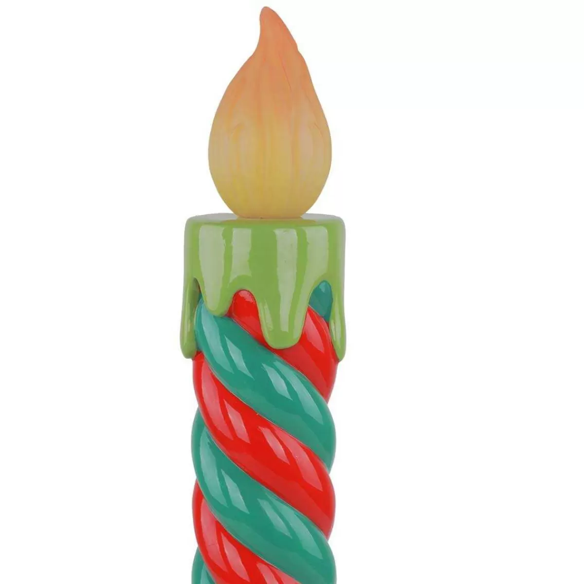 Gloria Store Candele / Porta-Candele / Alzatine | Resina<Candela Natalizia Con Led In Resina H.44,9 Cm