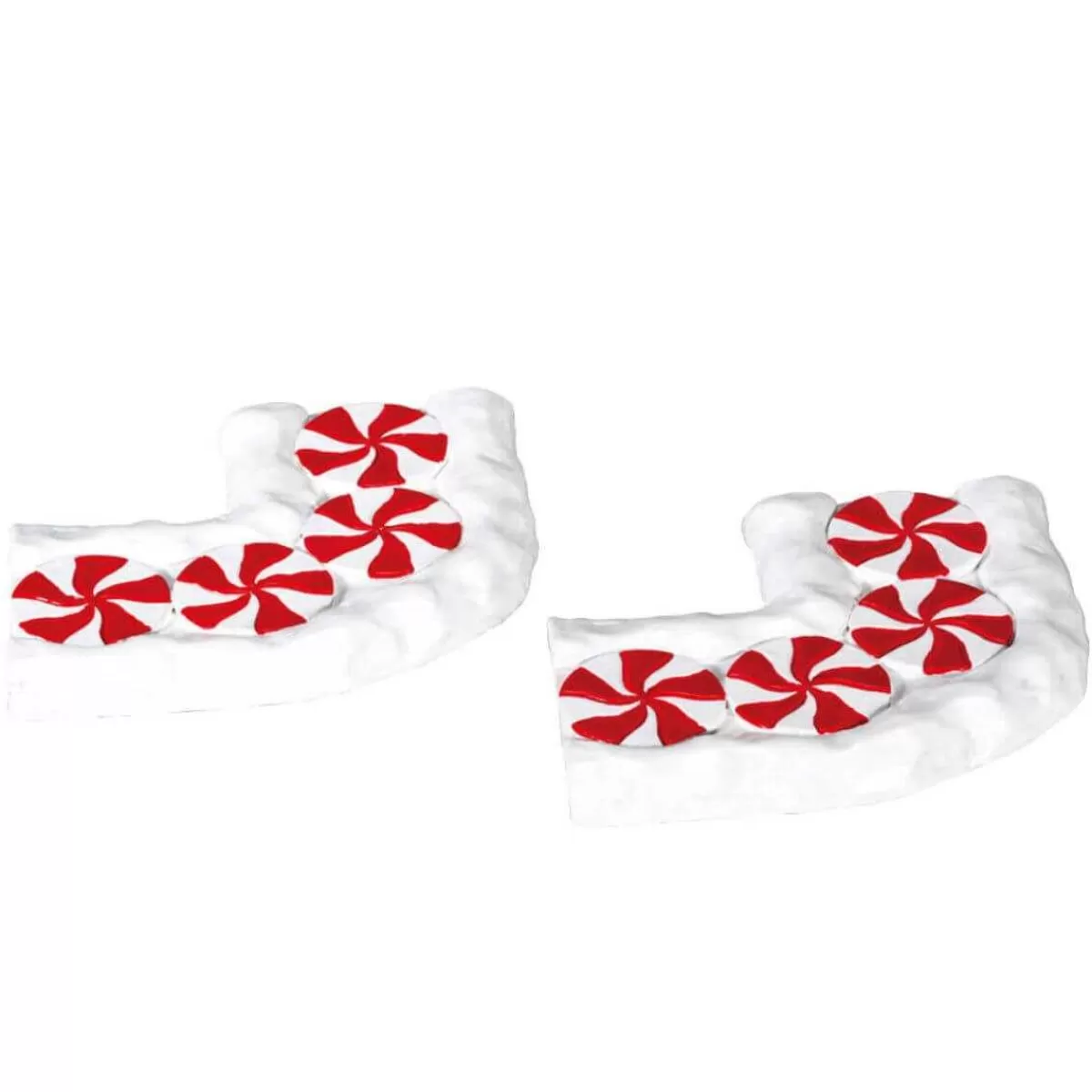 Gloria Store Allestimento villaggio<Candy Cane Lane, Curved, Set Of 2 - Lemax 74207