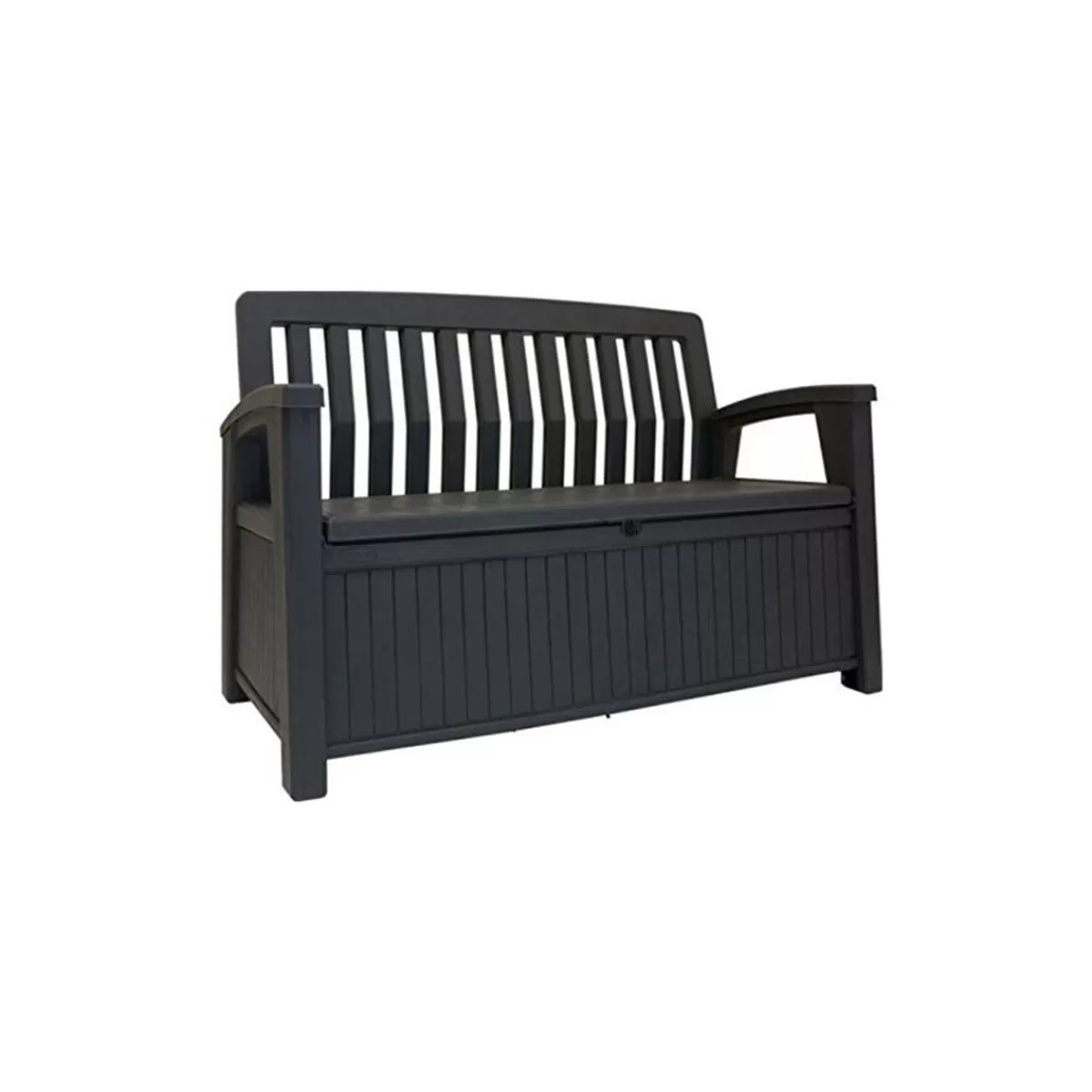 Gloria Store • Keter<Cassapanca Patio Bench Grafite - Keter