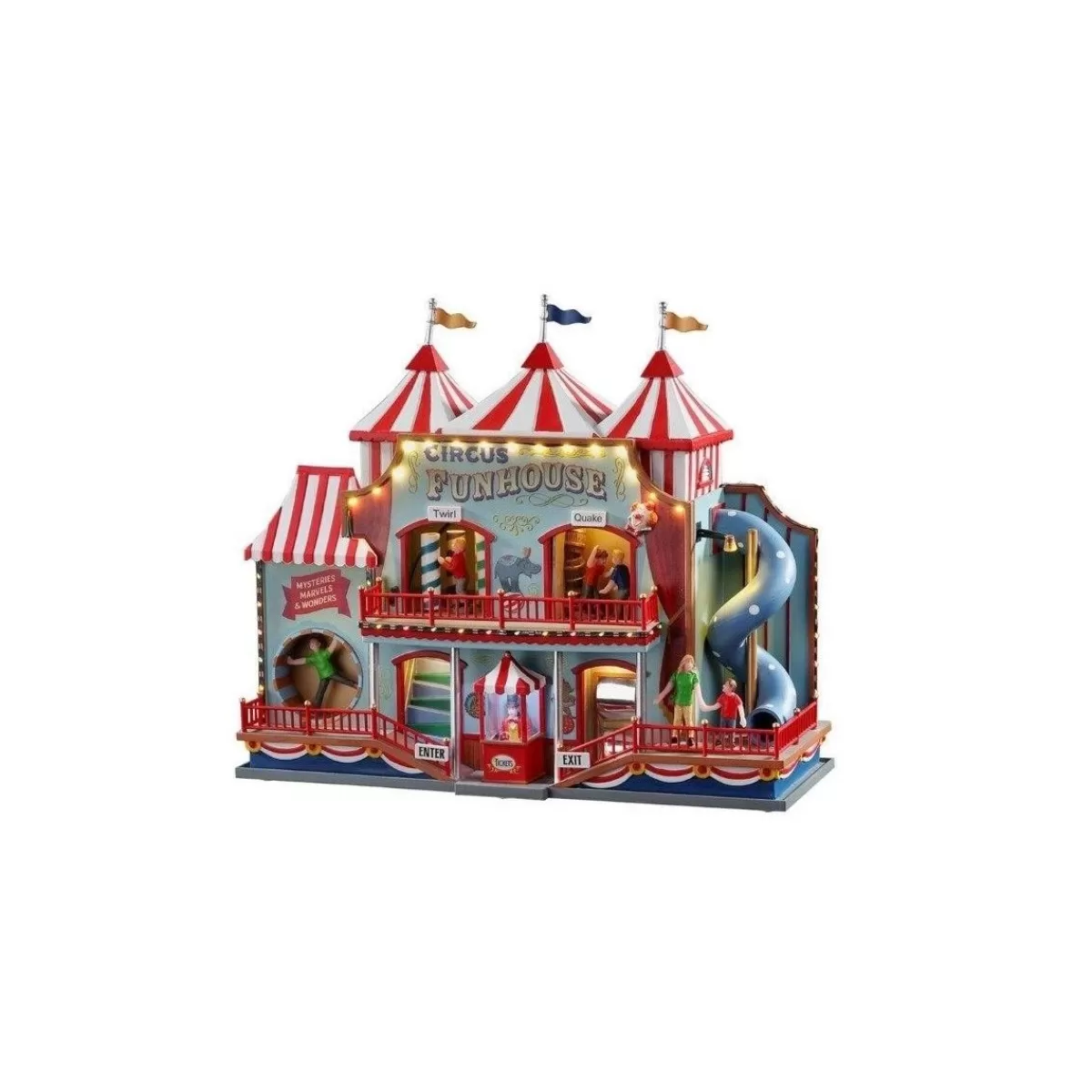 Gloria Store Edifici, Giostre e Scene<Circus Funhouse Con Alimentatore 4.5V - Lemax 05616