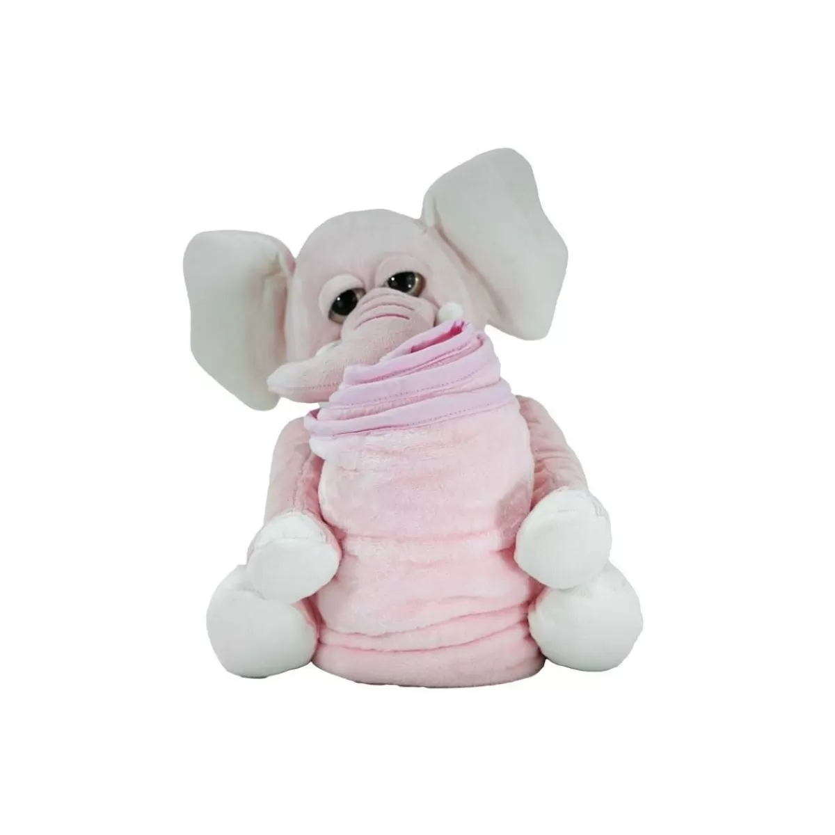 Gloria Store Peluche & Cuscini<Elefantino Rosa In Peluche H.32 Cm