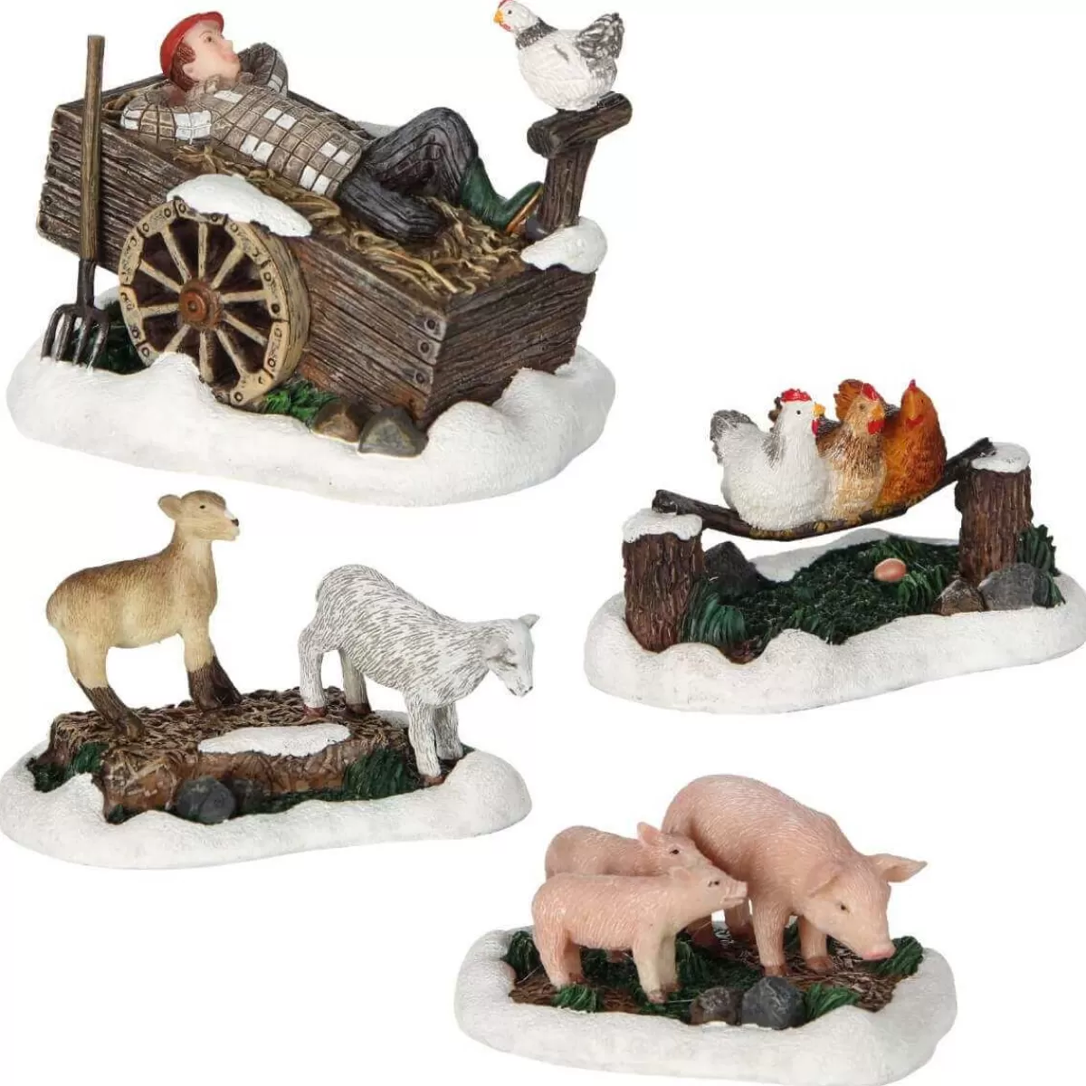 Gloria Store Luville<Farm Scenery 4 Pieces - Luville 609100