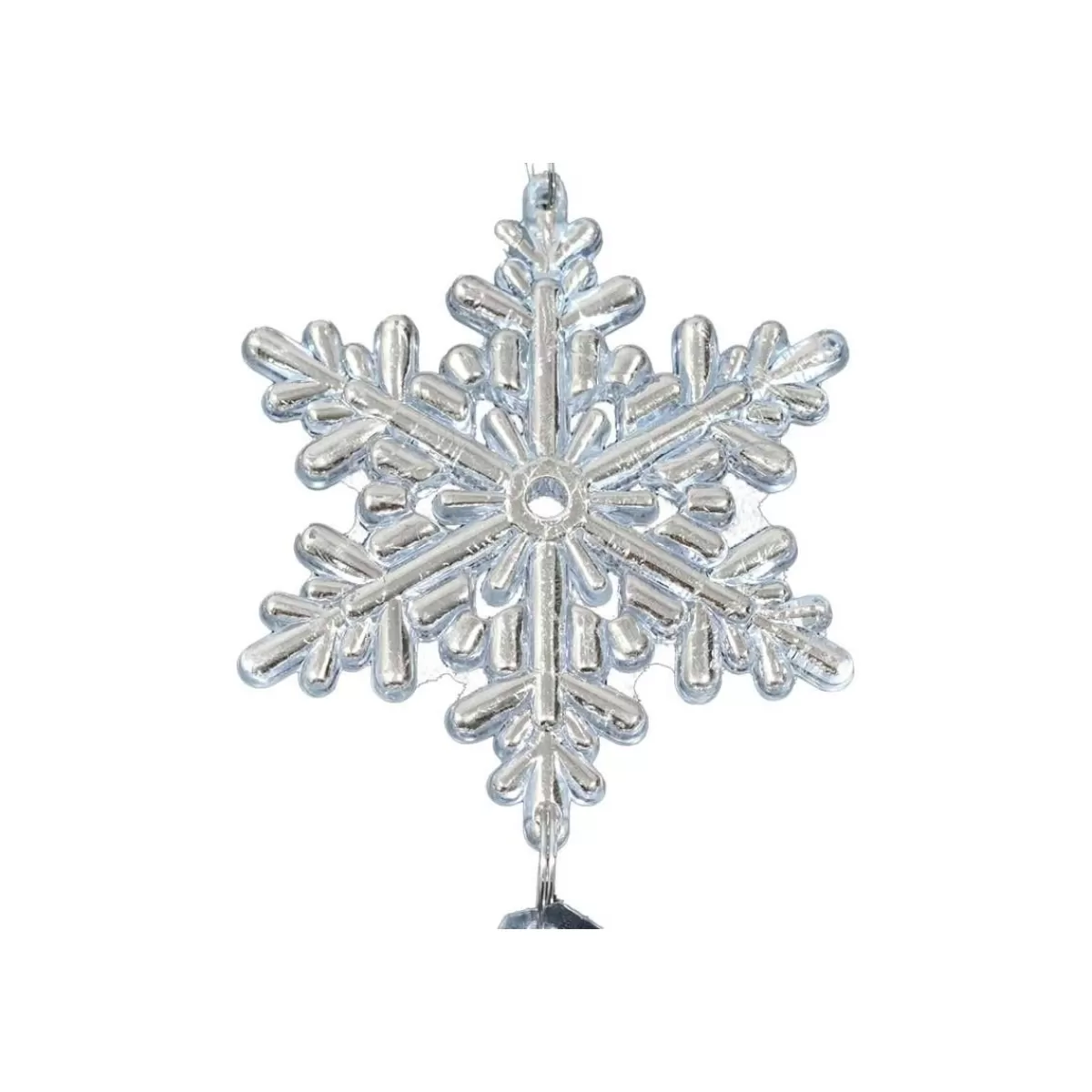 Gloria Store Decorazioni Natalizie | Puntali e Pendenti Natalizi<Fiocco Di Neve Natalizio Da Appendere Silver