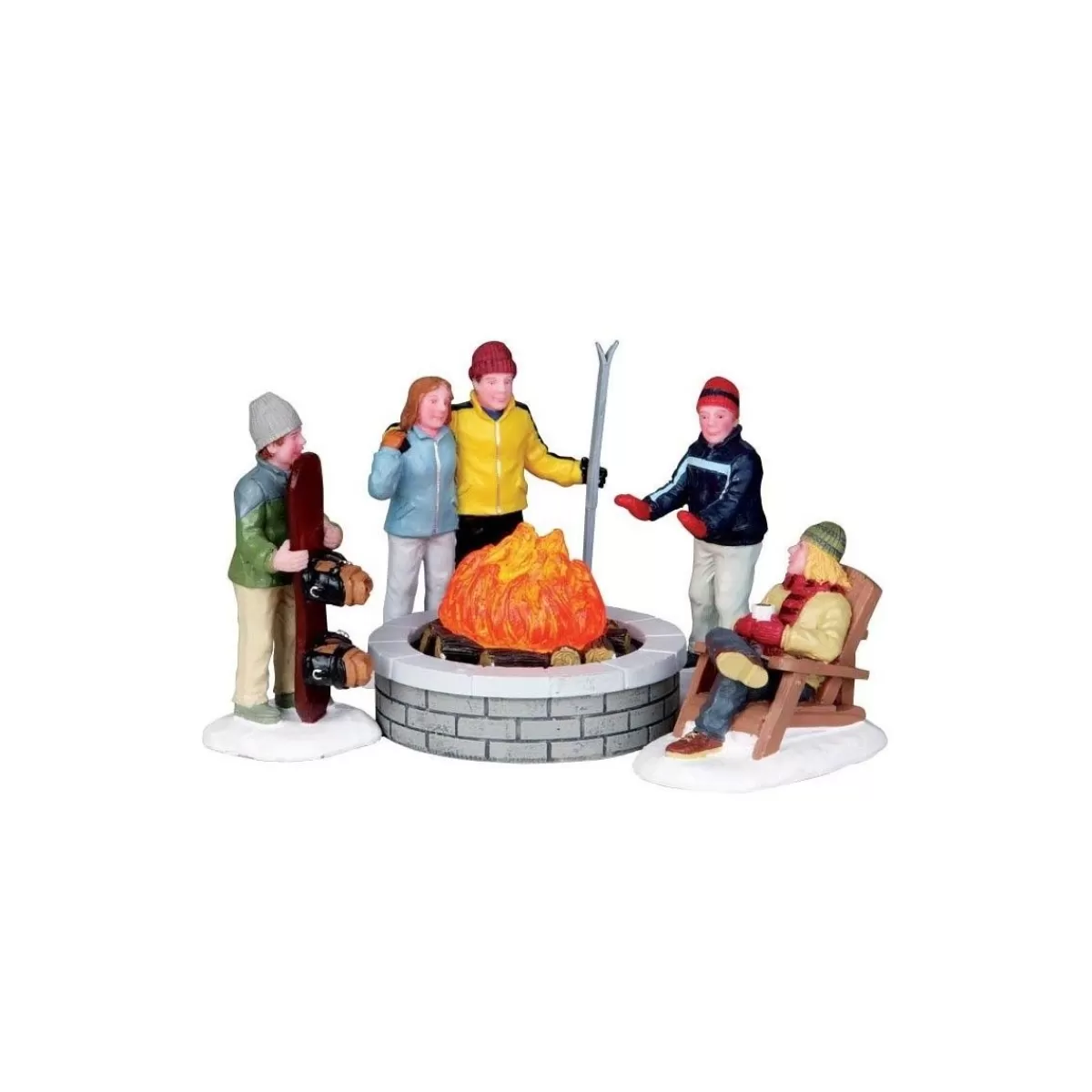 Gloria Store Personaggi<Fire Pit, Set Of 5 - Lemax 04223