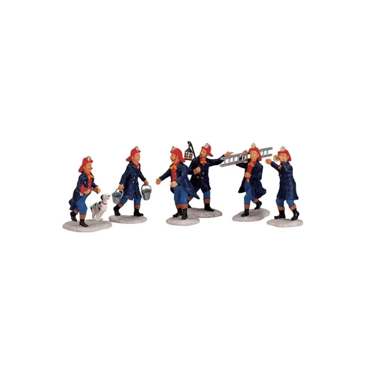 Gloria Store Personaggi<Fireman Set Of 6 - Lemax 02446