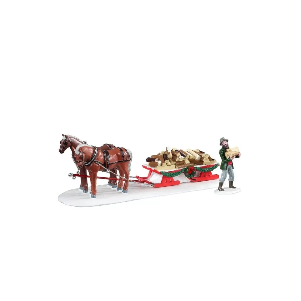 Gloria Store Personaggi | Edifici, Giostre e Scene<Firewood Delivery Set Of 2 - Lemax 13559