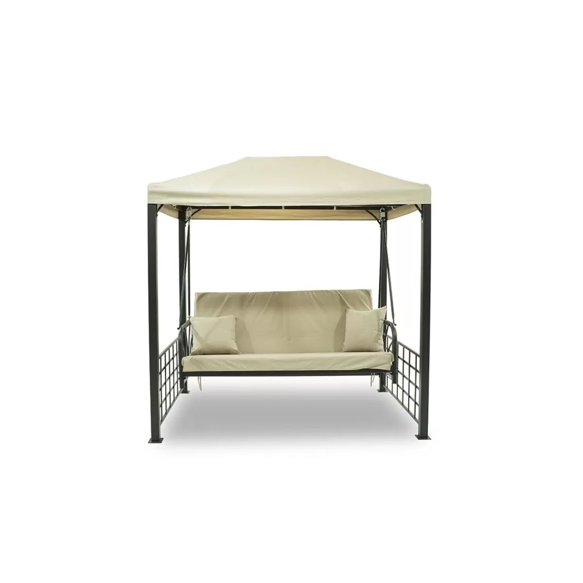 Gloria Store Amache & Dondoli<Gazebo Dondolo Da Giardino Marrone E Beige