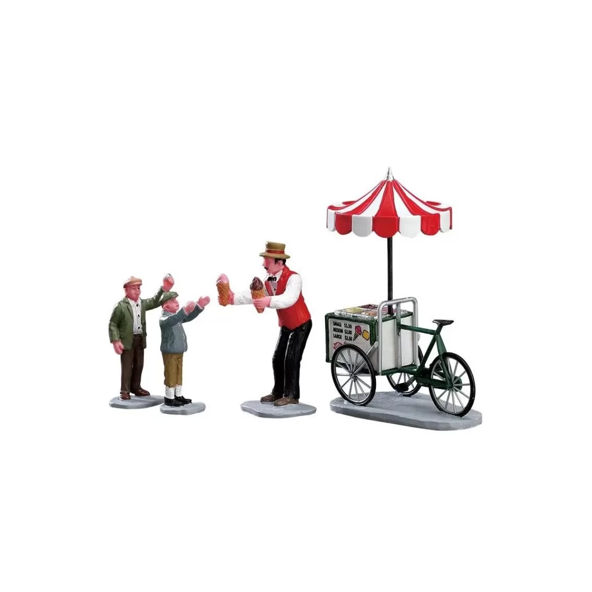 Gloria Store Personaggi<Gelato Cart Set Of 4 - Lemax 32139