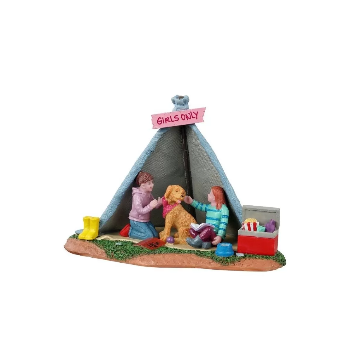 Gloria Store Personaggi | Edifici, Giostre e Scene<Girls Backyard Camping - Lemax 13555