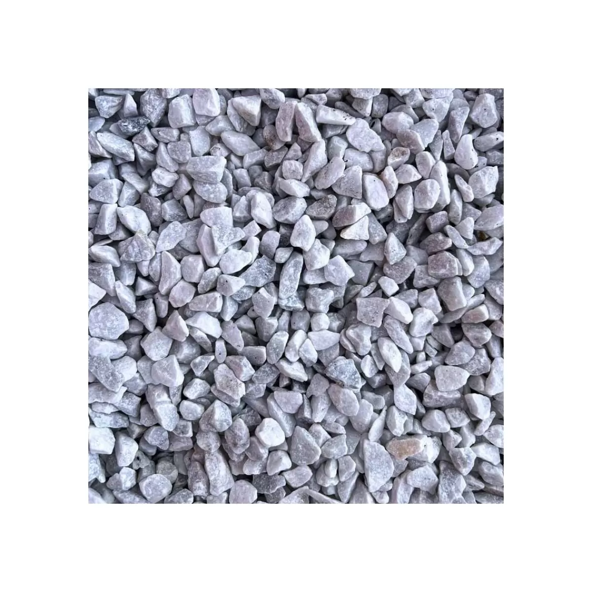 Gloria Store • Pavimento per Esterni e Ciottoli<Granulato Bianco Carrara 8/12 Mm Sacco Da 25 Kg