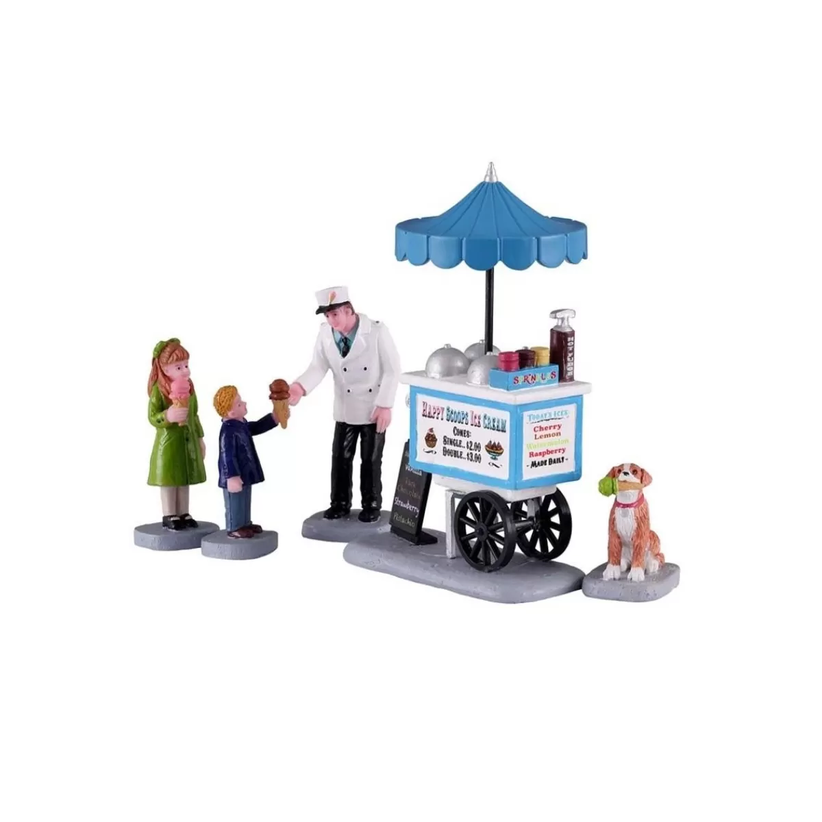 Gloria Store Personaggi<Happy Scoops Ice Cream Cart - Lemax 12037