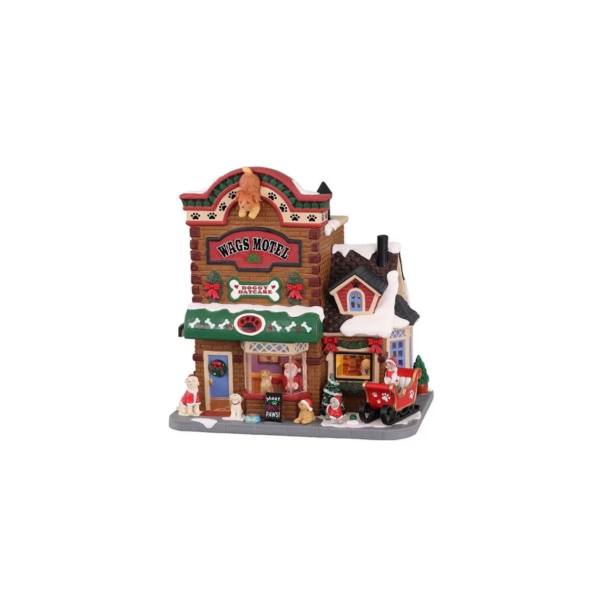 Gloria Store Edifici, Giostre e Scene<Meet Santa Paws - Lemax 15800