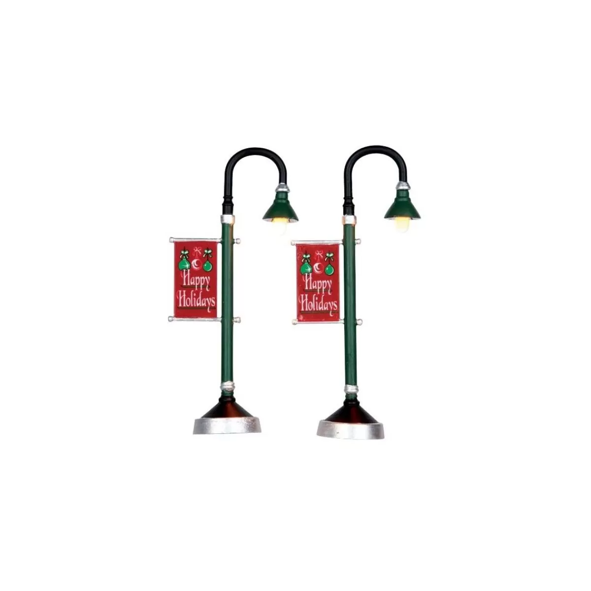 Gloria Store Luci & Alimentatori | Allestimento villaggio<Municipal Street Lamp Set Of 2 - Lemax 64065