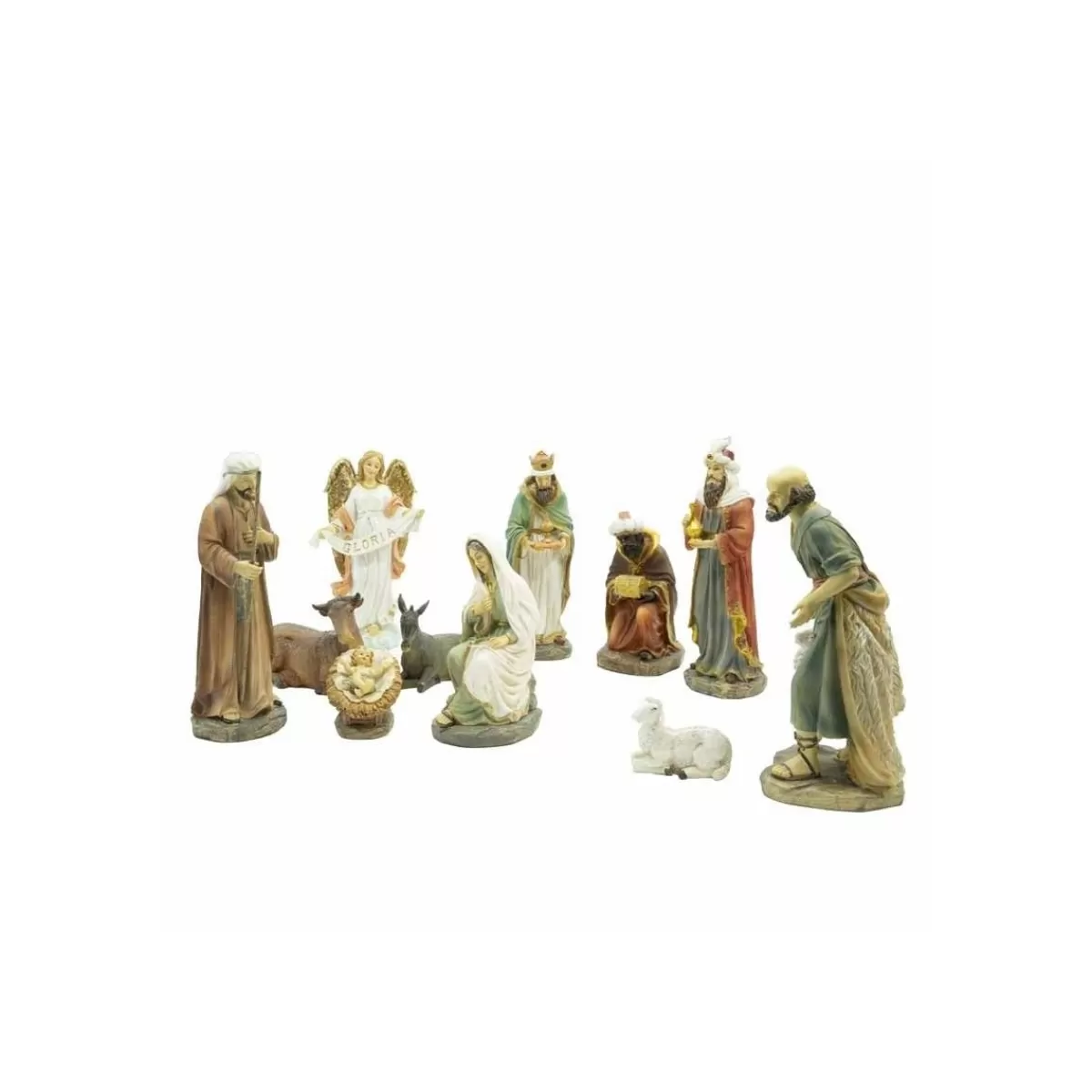 Gloria Store • Natività<Natività In Poliresina 11 Pz H.15 Cm