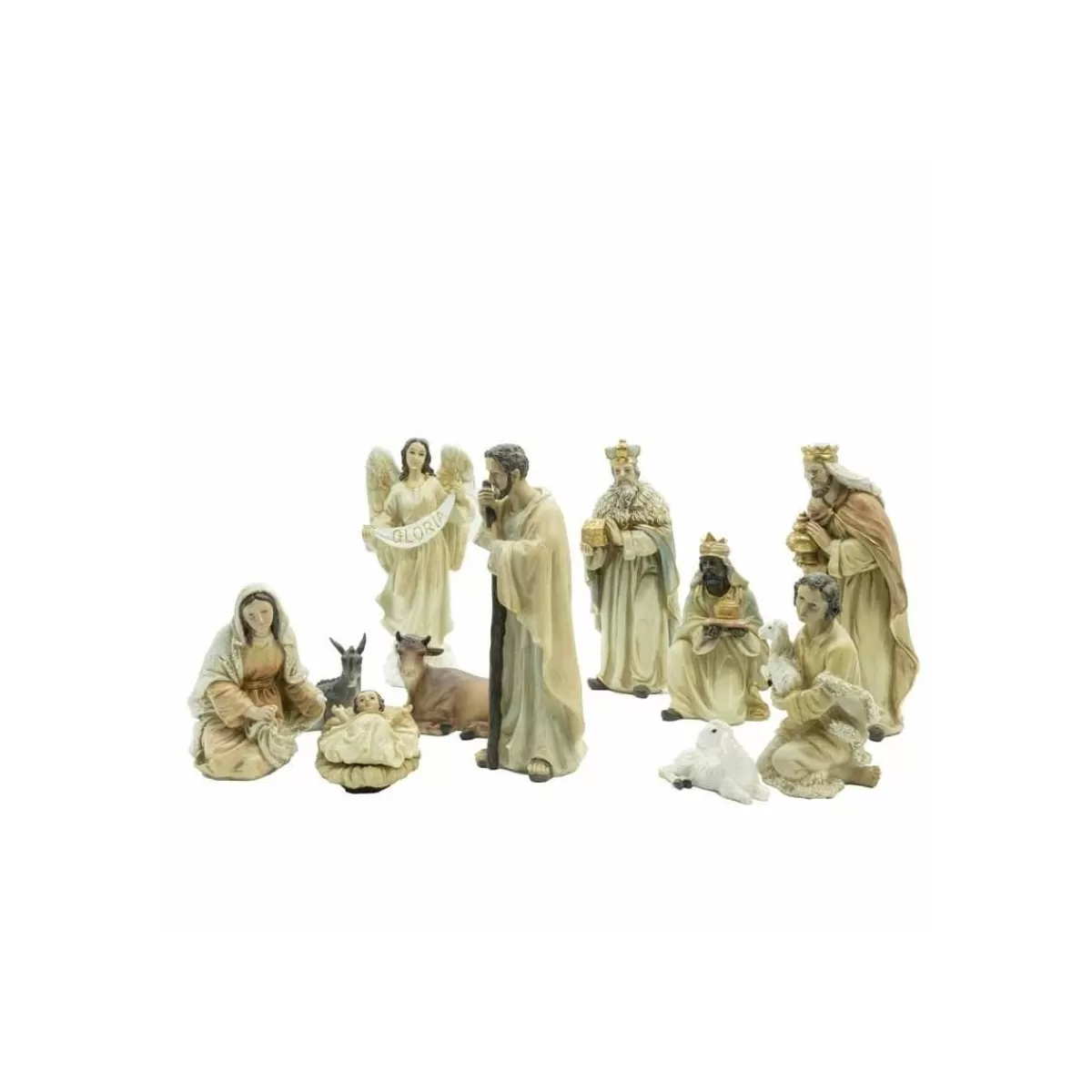 Gloria Store • Natività<Natività In Poliresina 11 Pz H.20 Cm