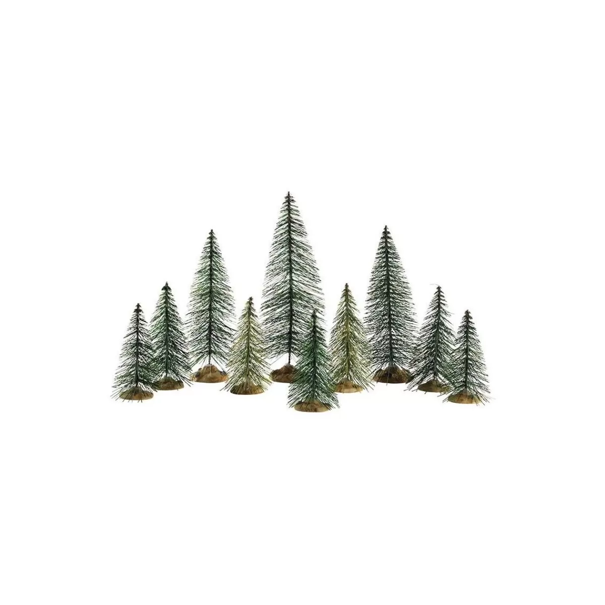 Gloria Store Allestimento villaggio | Accessori<Needle Pine Trees Set Of 10 - Lemax 84358