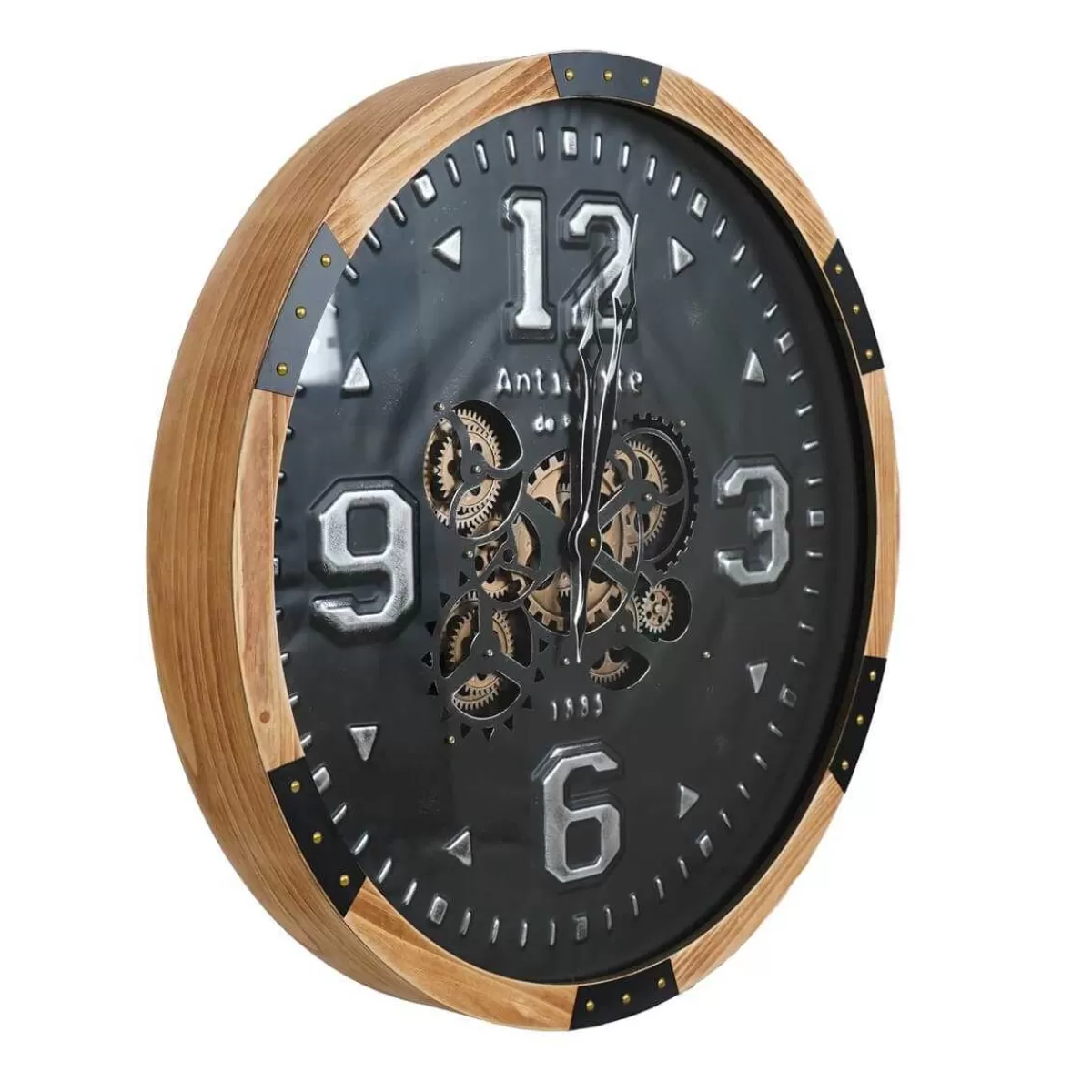 Gloria Store Orologi<Orologio Da Parete Effetto Legno D.64 Cm