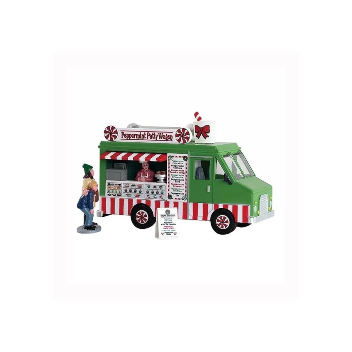 Gloria Store Edifici, Giostre e Scene<Peppermint Food Truck, Set Of 3 - Lemax 83364