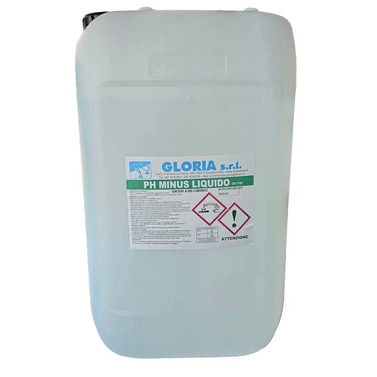 Gloria Store Prodotti chimici<PH Meno Per Piscine Liquido 25 Kg