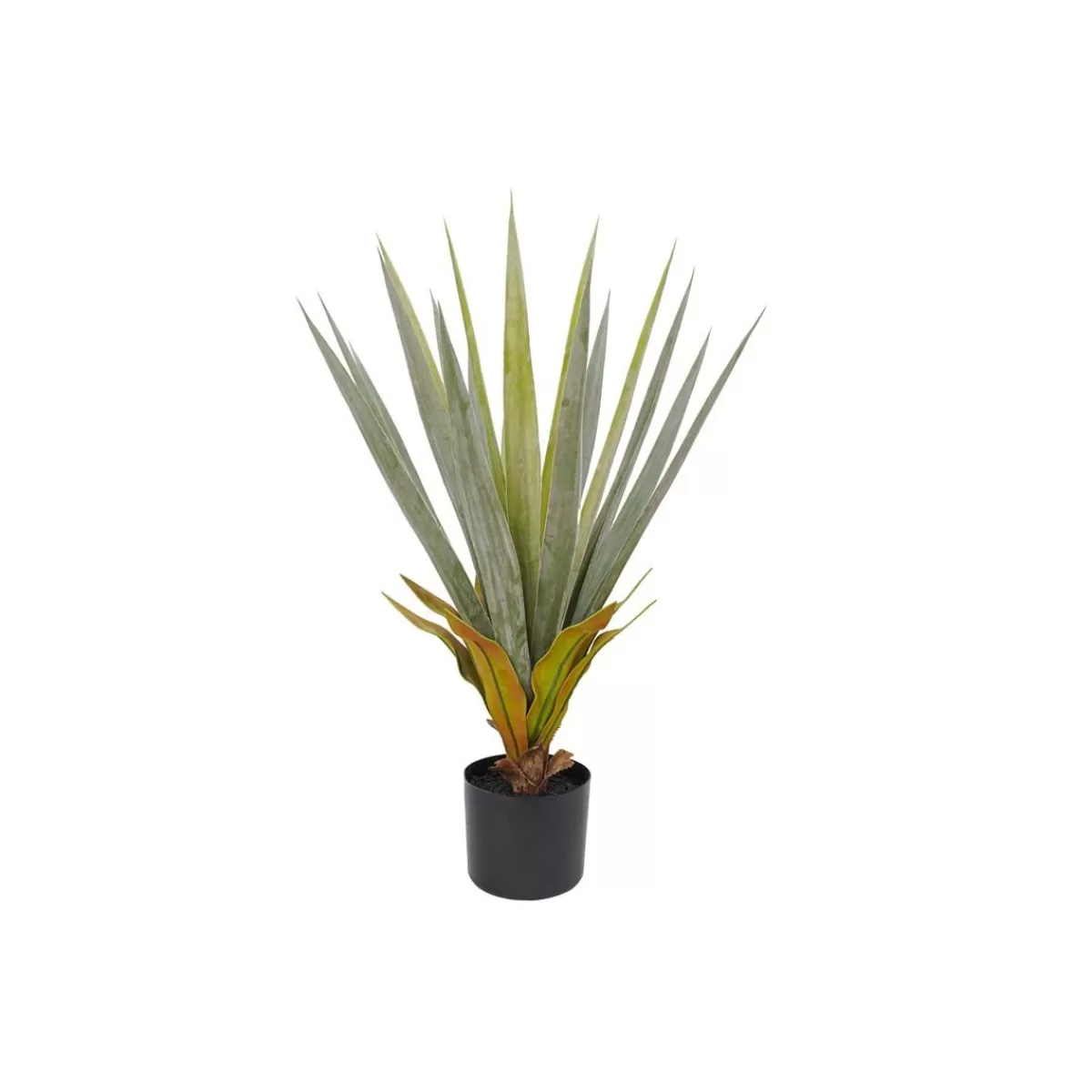 Gloria Store Piante<Pianta Agave Sisalana Artificiale Con Vaso Nero H.76,5 Cm