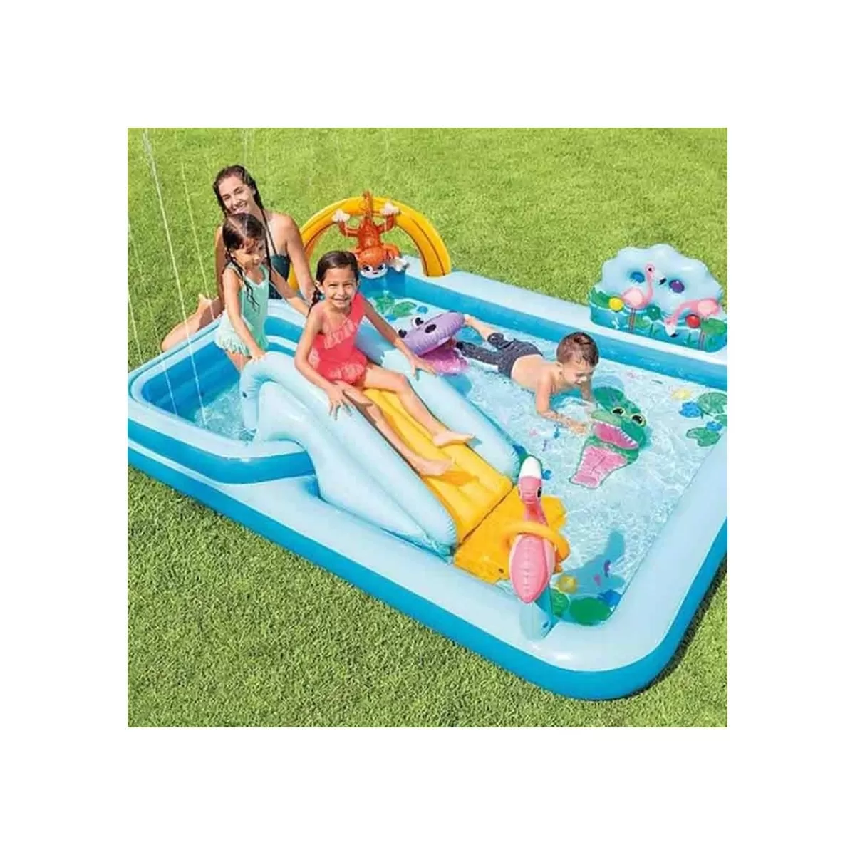 Gloria Store Giochi Gonfiabili | Piscine gonfiabili<Piscina Giungla 244x198x71 Cm - Intex 57161