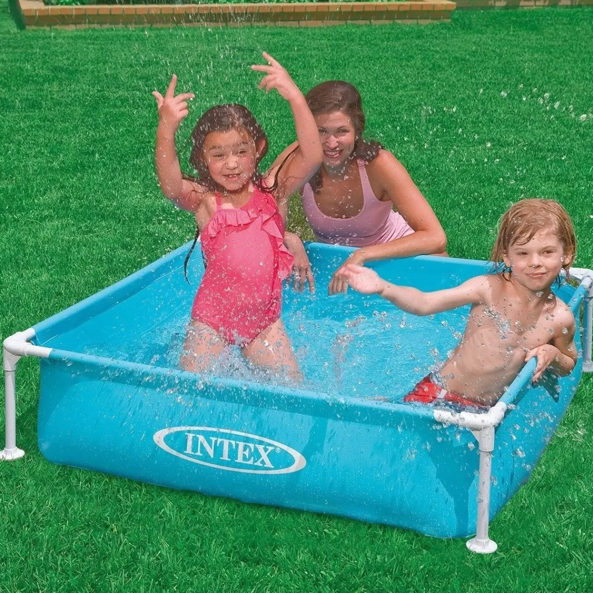 Gloria Store Piscine Fuori Terra Intex<Piscina Mini Frame Blu 122x122x30 Cm - Intex 57173