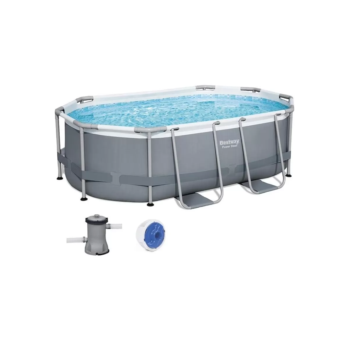 Gloria Store Piscine Fuori Terra Bestway<Piscina Power Steel Ovale 305x200x84 Cm - Bestway 5614A