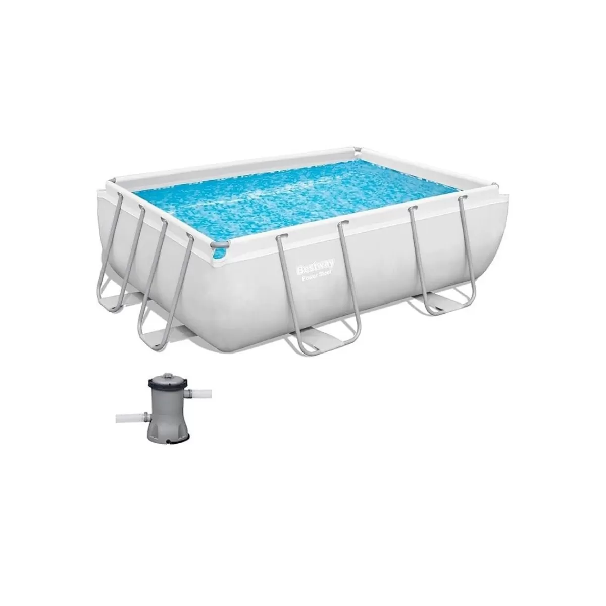 Gloria Store Piscine Fuori Terra Bestway<Piscina Power Steel Rettangolare 282x196x84 Cm - Bestway 56629