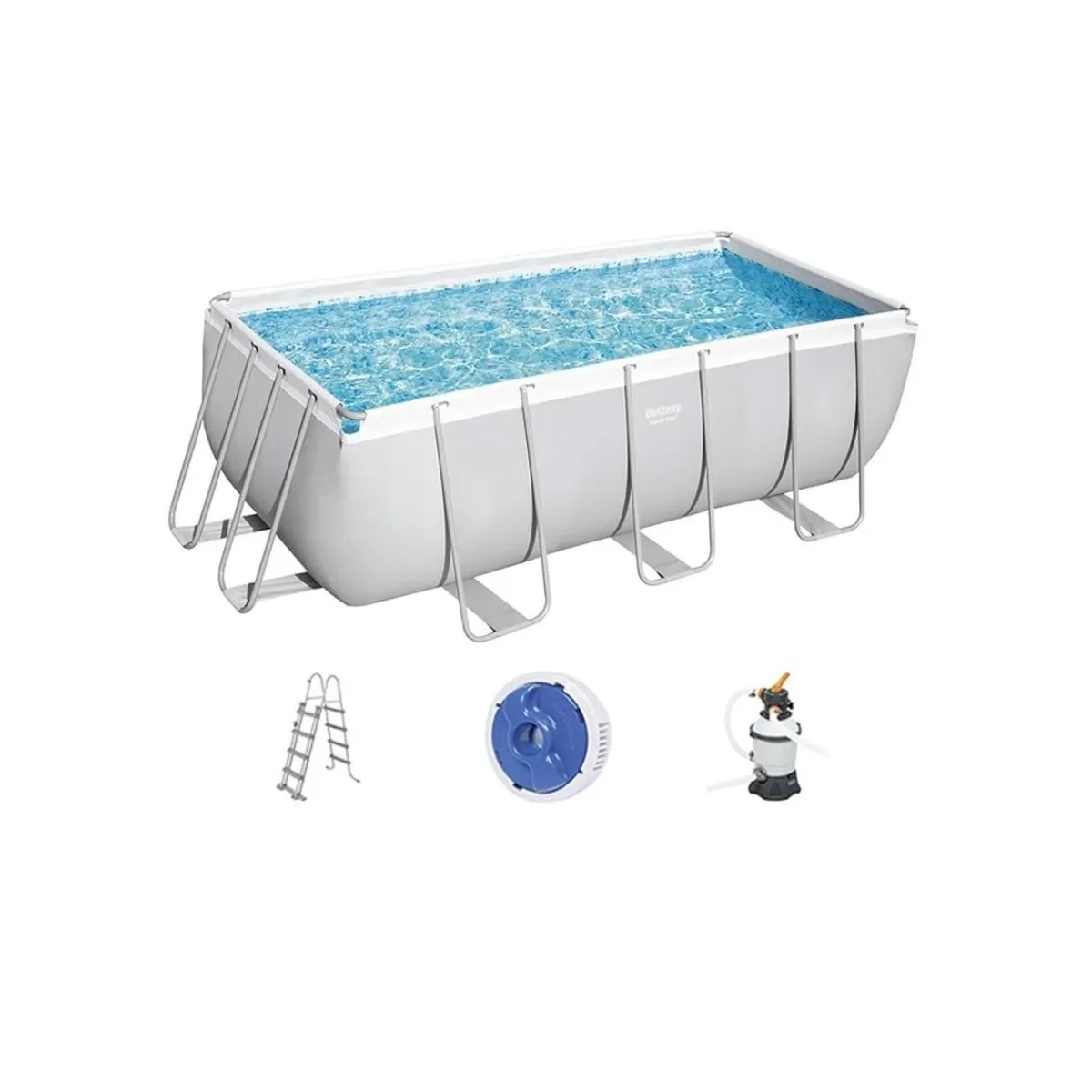 Gloria Store Piscine Fuori Terra Bestway<Piscina Power Steel Rettangolare 412x201x122 Cm - Bestway 56457