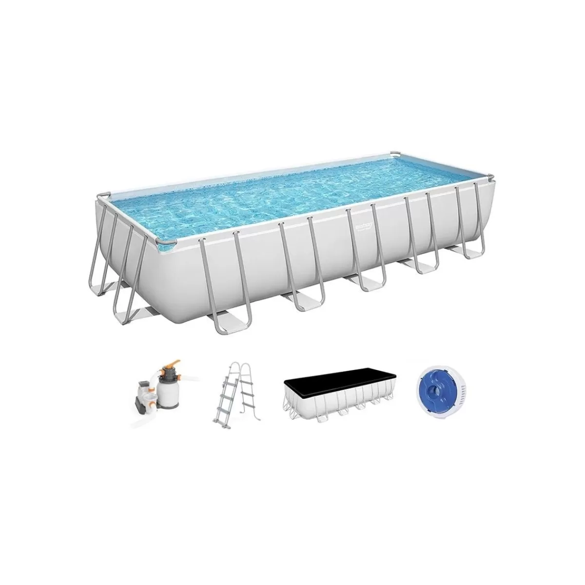 Gloria Store Piscine Fuori Terra Bestway<Piscina Power Steel Rettangolare 640x274x132 Cm - Bestway 5612B