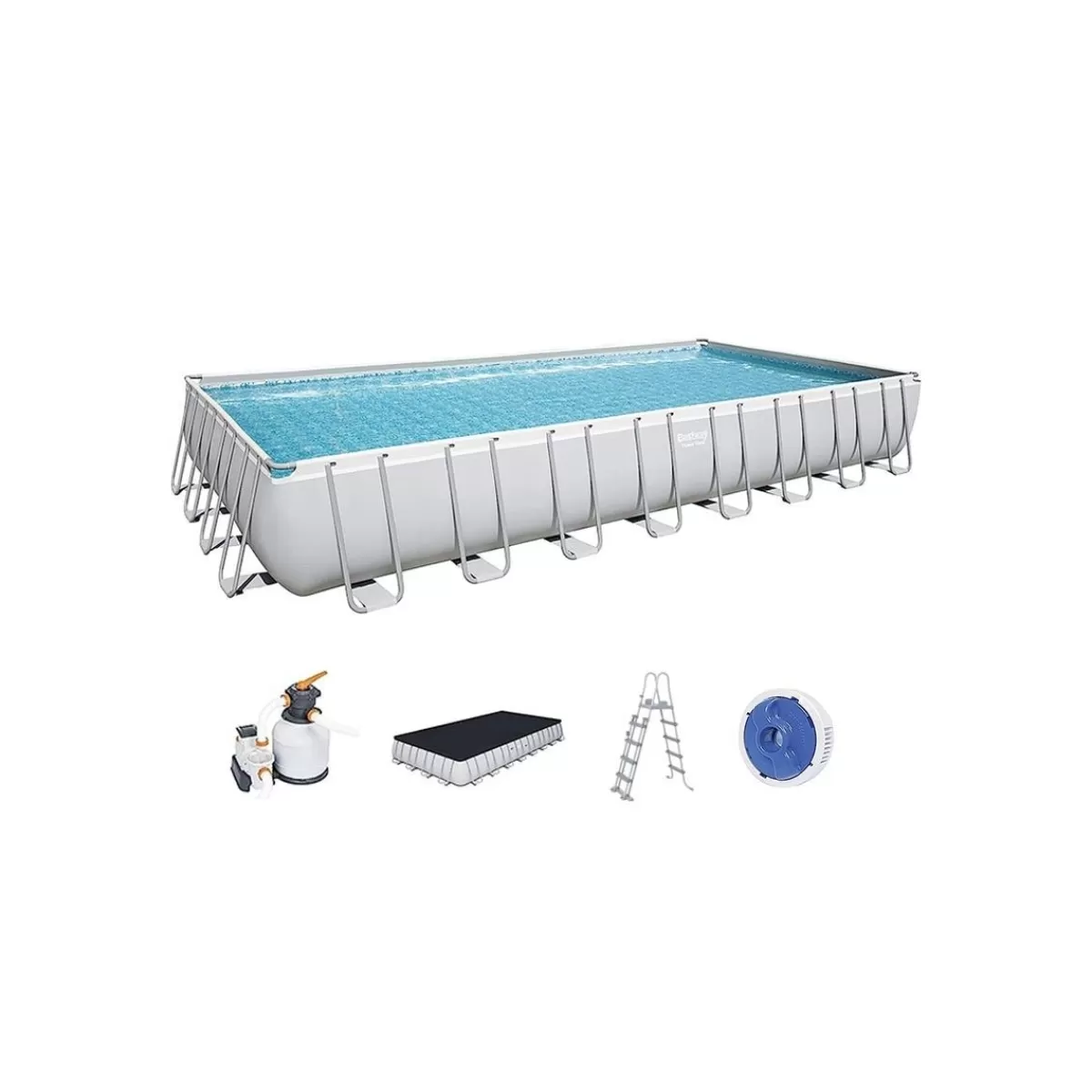 Gloria Store Piscine Fuori Terra Bestway<Piscina Rettangolare Power Steel 956x488x132 Cm - Bestway 56623